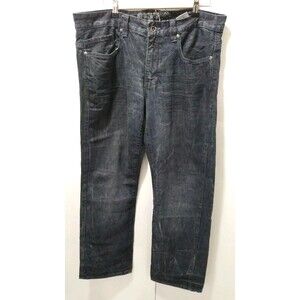 Surplus - Men's Blue Stone Wash Denim Jeans - Sz 36x32 - VTG